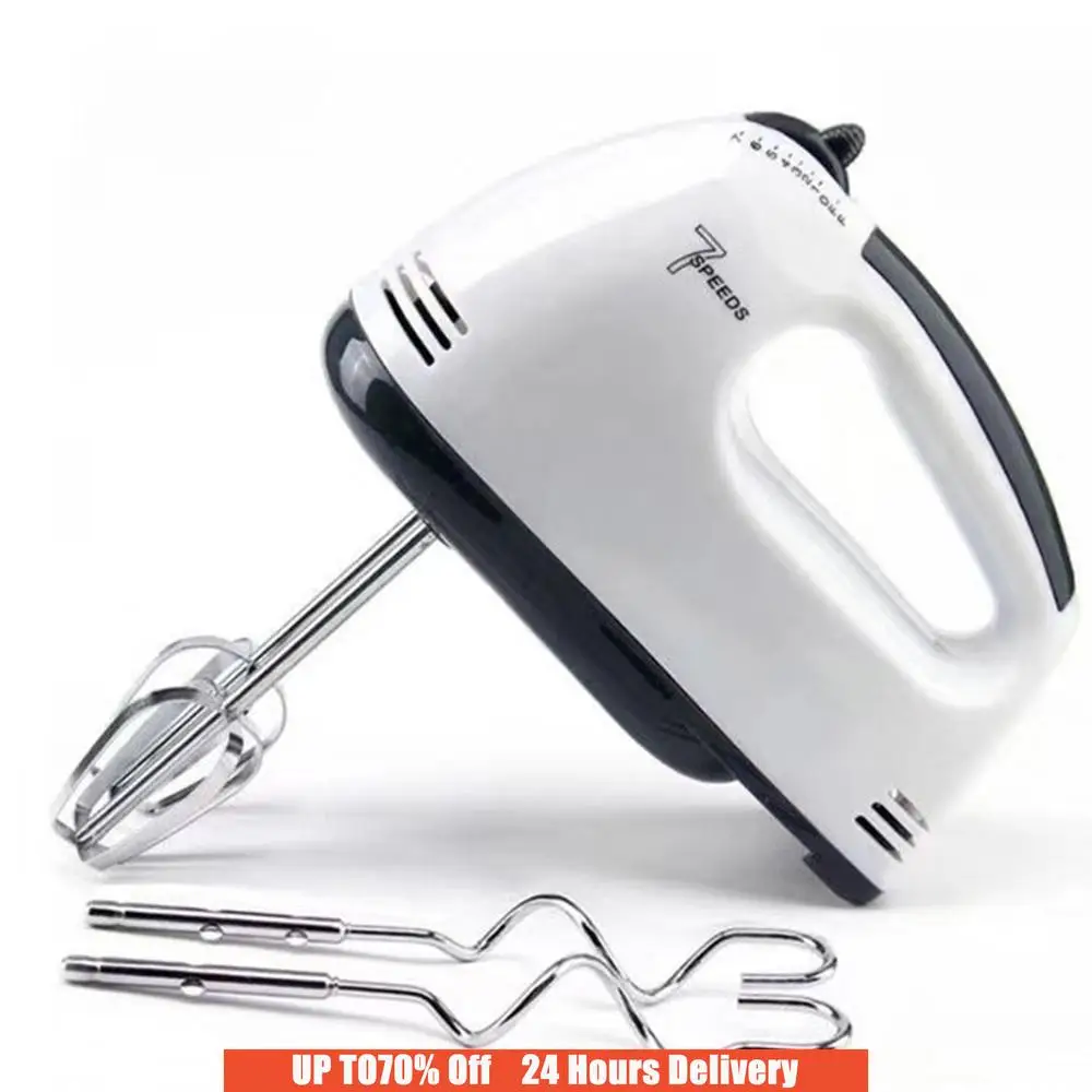 

Multifunctional Mini 7 Speed Electric Handheld Mixer Egg Beater Automatic Cream Food Cake Baking Dough Mixer Food Blender