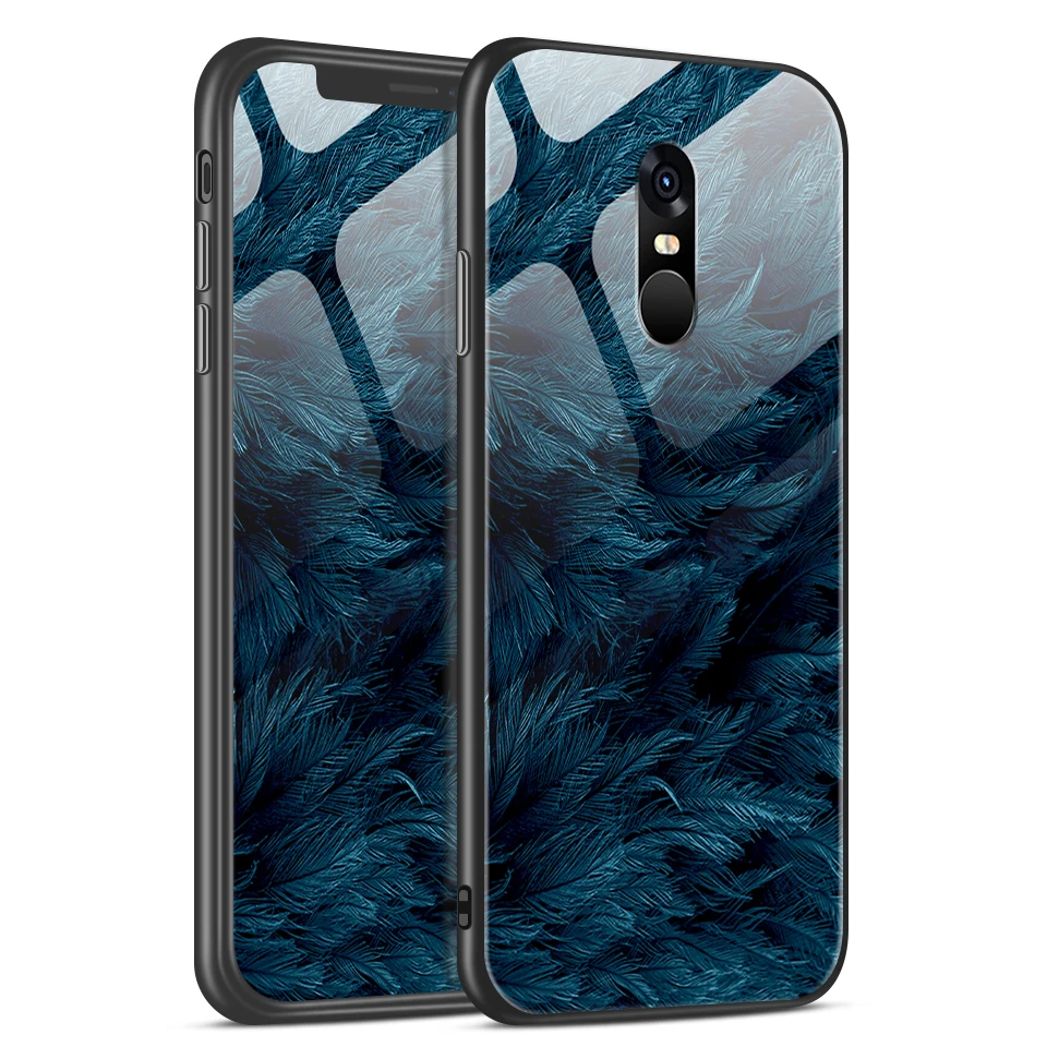 W352 Для Xiaomi Redmi Note 4/4X роскошный чехол из закаленного стекла для Remi Note 4 Pro CN Version/4 Gobal Version Fashion Soft Edge Shell - Цвет: W352