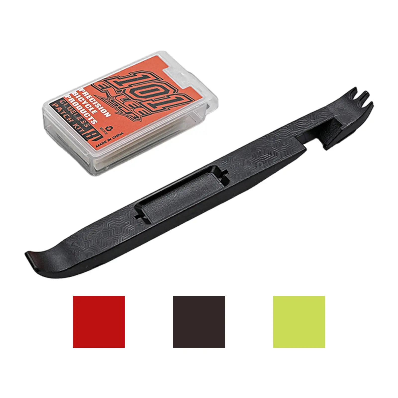 

8x No-Glue Square Bike Tube Tire Tyre Puncture Patch Repair Kit Simple Operation Tube Fix Kit for Mountain Bike MTB Cycling