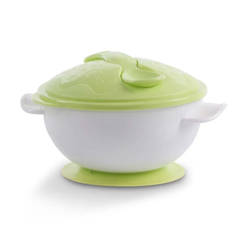 Детская обучающая посуда с присоской миска для еды ложка детская набор