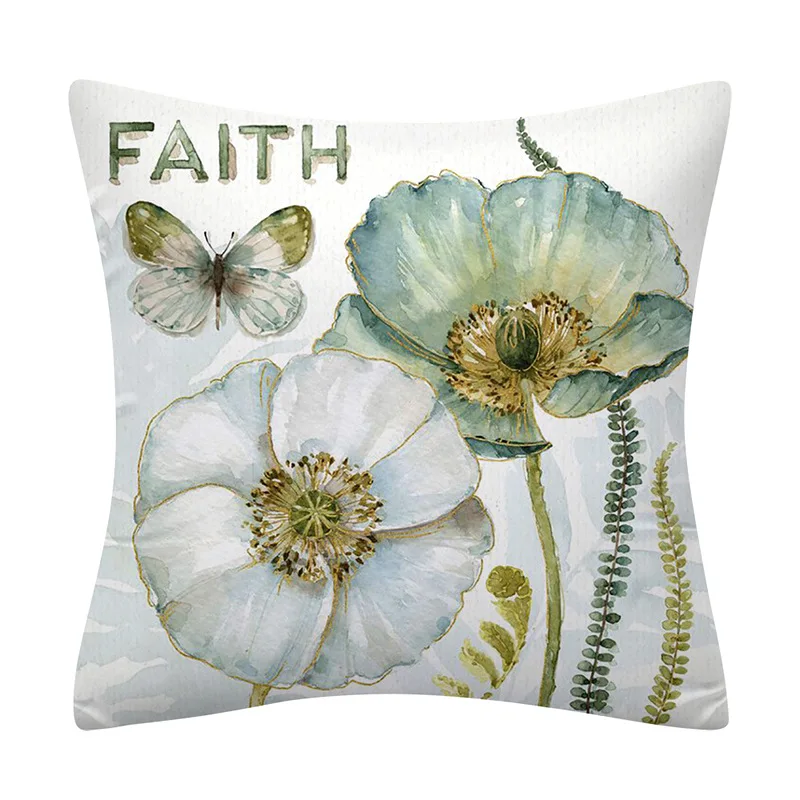 Винтажная декоративная наволочка в виде бабочки цветов дивана - купить по