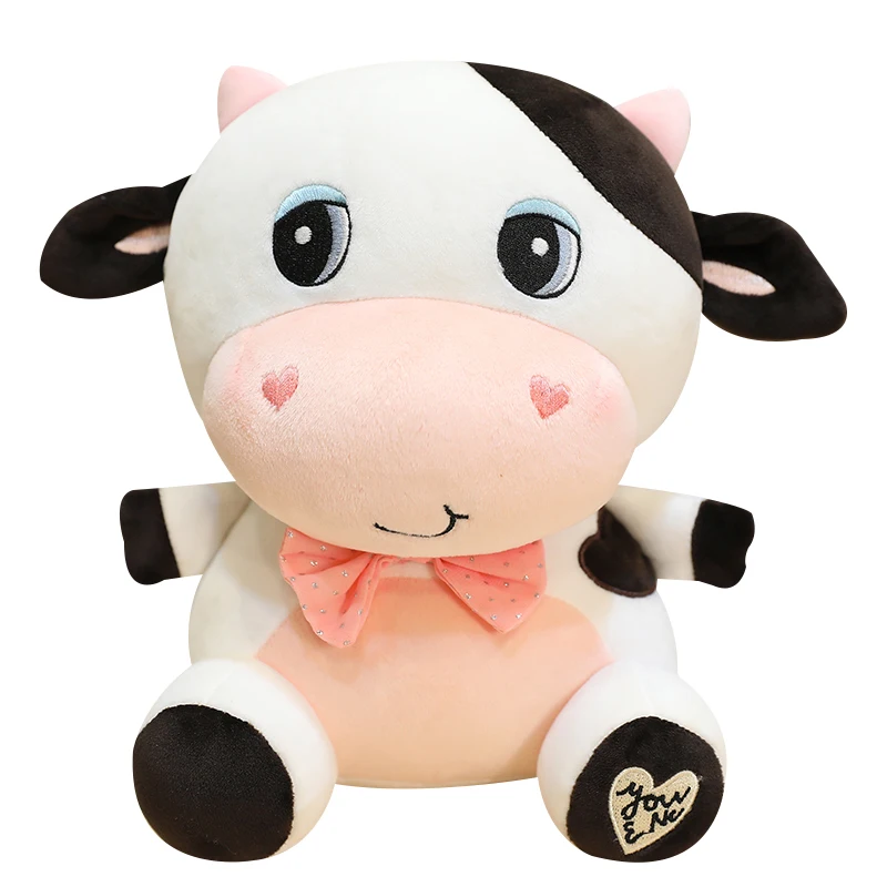 1 шт. мягкая плюшевая игрушка в виде молочной коровы 22/26 см | Игрушки и хобби