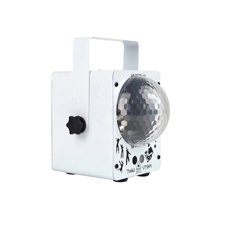 Фото Белый Портативный диско-лазерный светильник RGB проектор праздничный s DJ световой