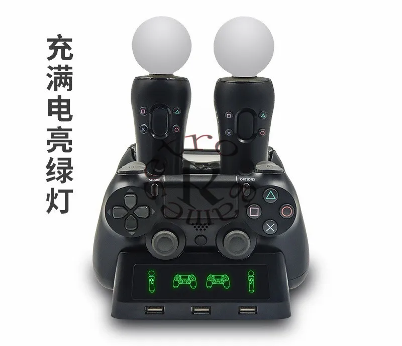 Зарядное устройство для контроллера геймпада Sony PS4 Move HBP 118 PS док станция зарядки