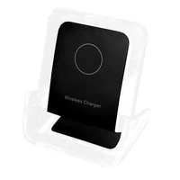 wireless charger vertical wireless charging stand removable bracket with charging indicator light 10w fast charging