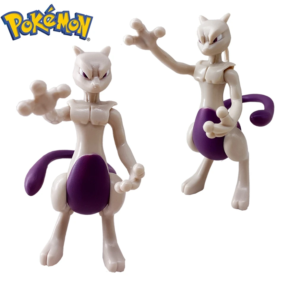 13cm Pokemon Mewtwo Figures Model Toy Kawaii Cartoon Anime Pokémon Charizard Action Figure Dolls Kids Girl Birthday Gift Toys