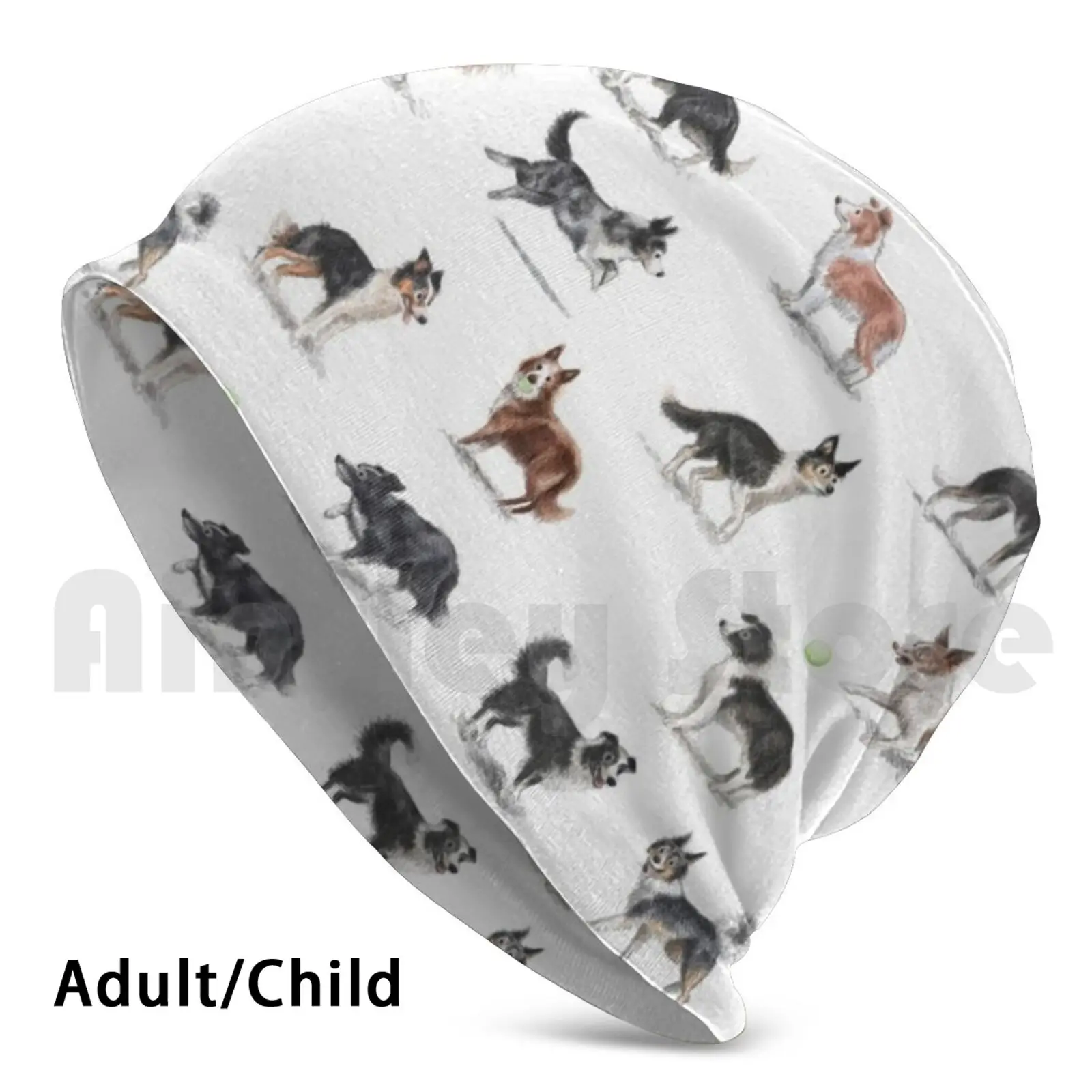 

Шапка-пуловер Border Collies, Удобная шапка Border Collie, для работы с овчиной, для сельского хозяйства и овчины