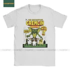 Мужская футболка The Mischievous Gremlin Gremlins Gizmo 80s фильмы Mogwai Монстр футболки с коротким рукавом 100% хлопок подарочные Топы