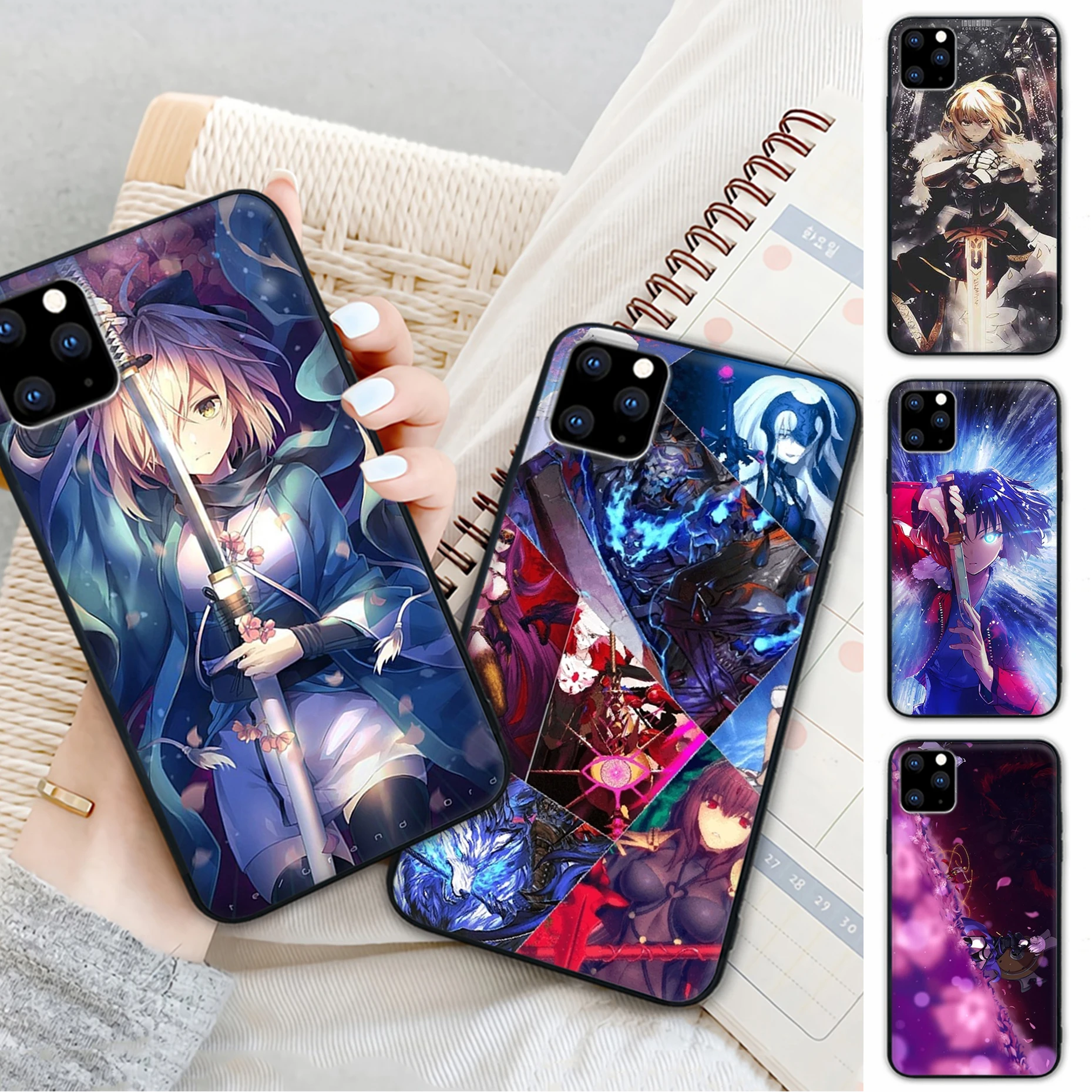 

Fashion Anime Fate Grand Mobile Telephone Cover Case For Iphone 11 12 Pro Max 5s 6s 7 8 Plus X Xr Xs Max Se 2020 Case