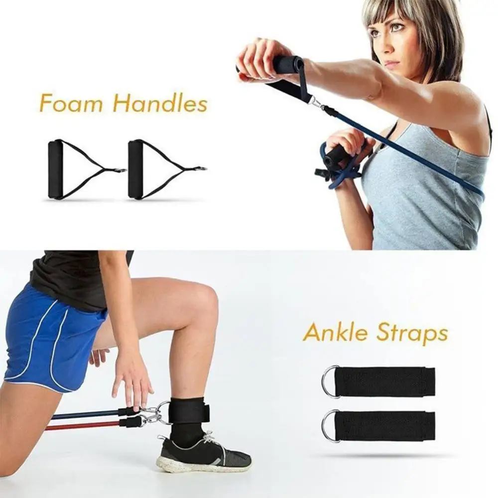 

SALE Fitness Resistance Bands - Resistance Band Handles Resistance Bands Workout, Exercise Resistance Band Set Dropshipping