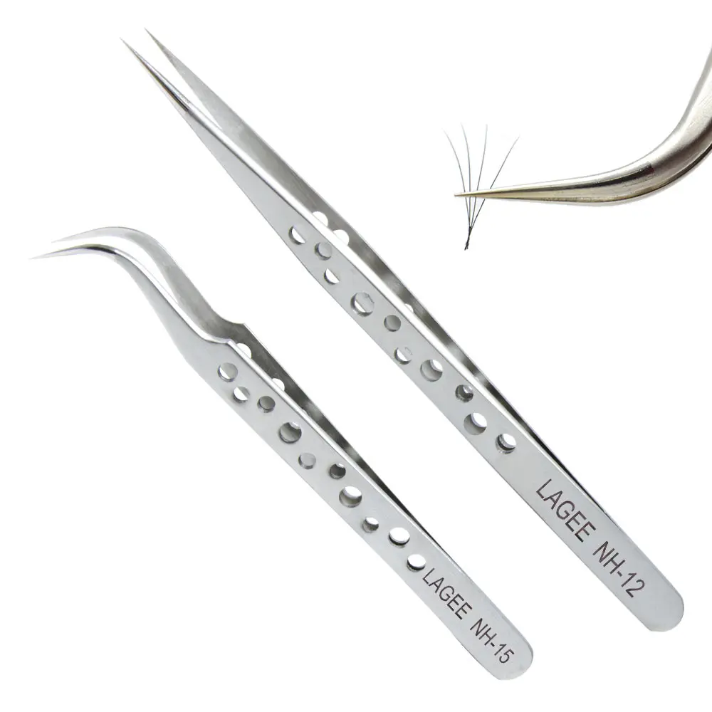 LAGEE Профессиональный пинцет для наращивания ресниц 3D норковый объемный