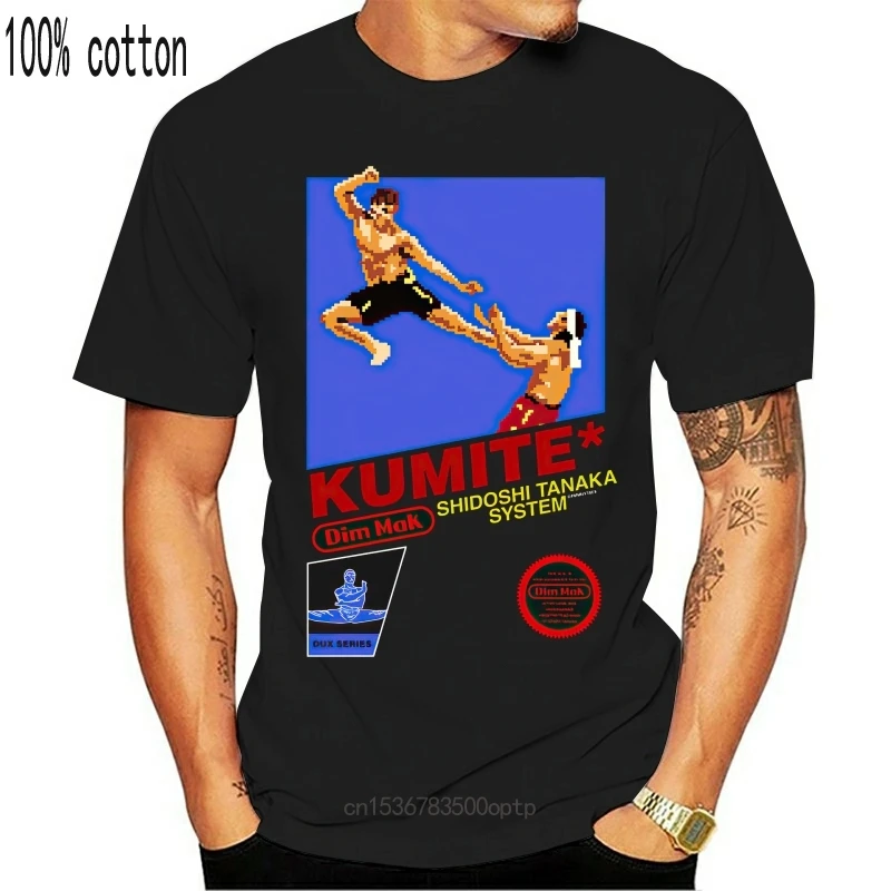 

New KUMITE Cartridge T Shirt Bloodsport tshirt jcvd jean claude van damme videogames movie humor game vintage retro pixel