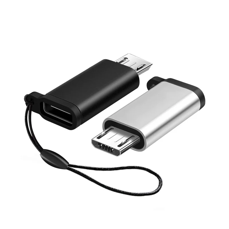 Переходник с USB Type-C на Micro USB «мама» «папа»