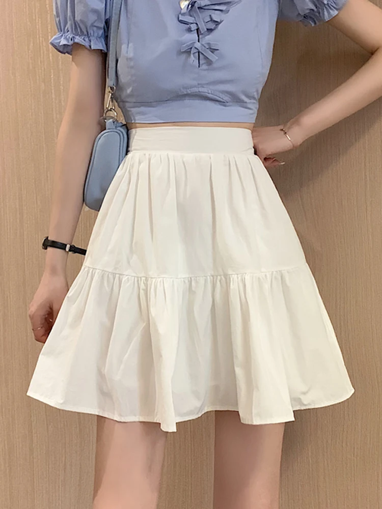 

High-waisted A LINE skirts women's round skirt