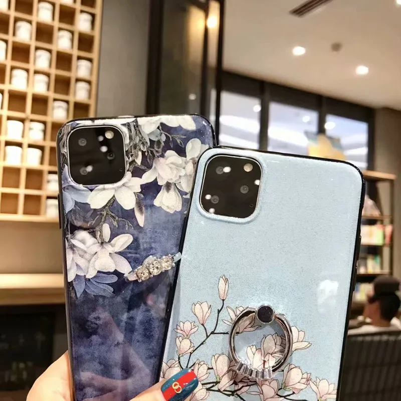Чехол для VIVO X27 Pro V15 V11 S1 V11i силиконовая задняя крышка из ТПУ с блестками и цветами