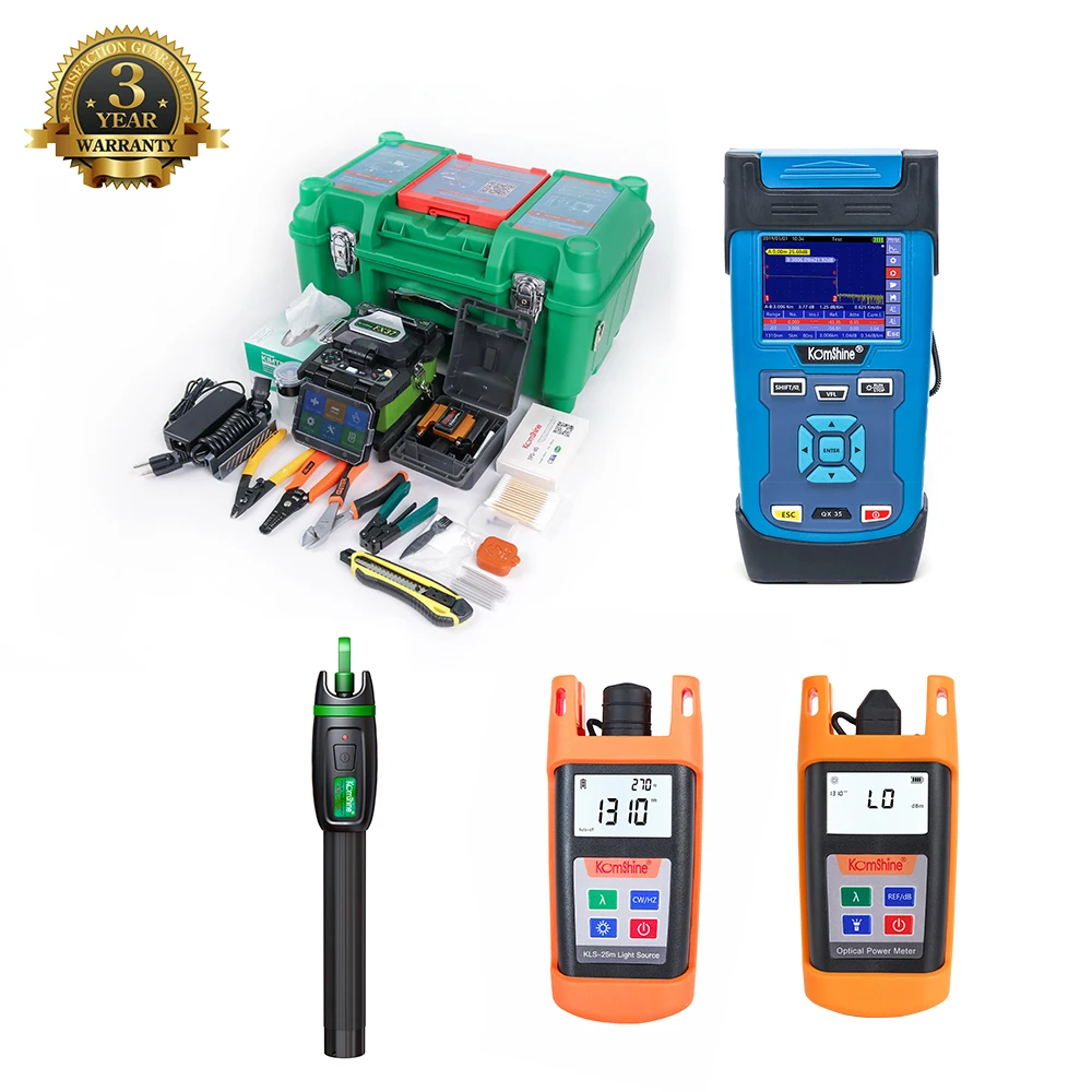 Высокоточный аппарат для термического сращивания Komshine FX37 + 1550 нм 30 дБ SM OTDR с