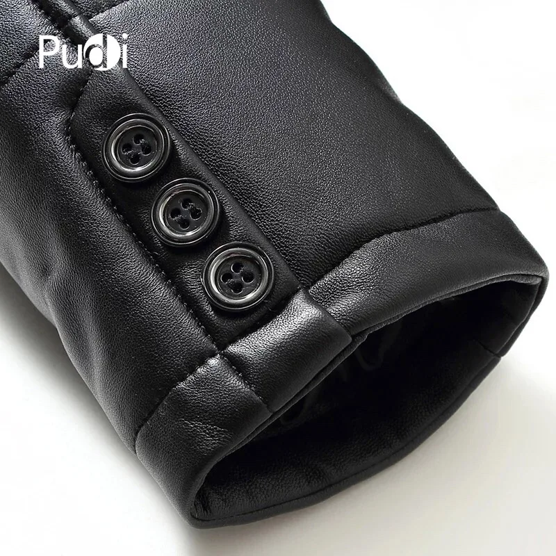 PUDI MT822 мужское зимнее пальто Новые модные куртки из овечьей кожи пуховые куртки с овечьим меховым воротником Осенняя Повседневная Верхняя одежда