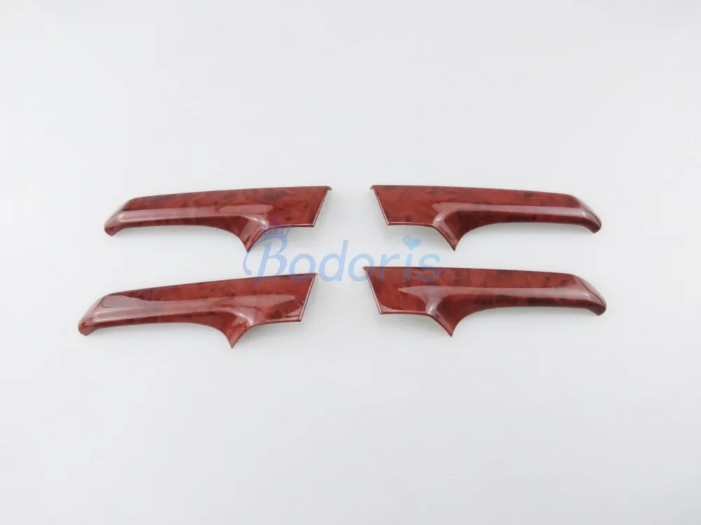 Door Hande cover Для Toyota Land Cruiser 150 Prado LC150 FJ150 2010- внутренняя деревянная дверная рама Цвет крышка отделка хром автомобиль Средства для укладки волос - Цвет: Door Hande cover