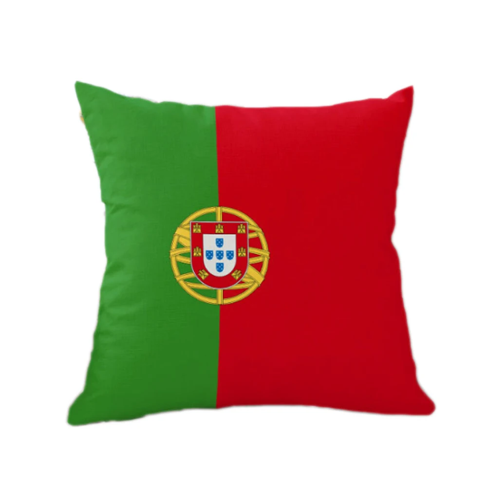 

45x45 см Португалия наволочка с изображением флага хлопковые наволочки для подушек Декоративные Чехлы на подушку прочный бытовой хорошее