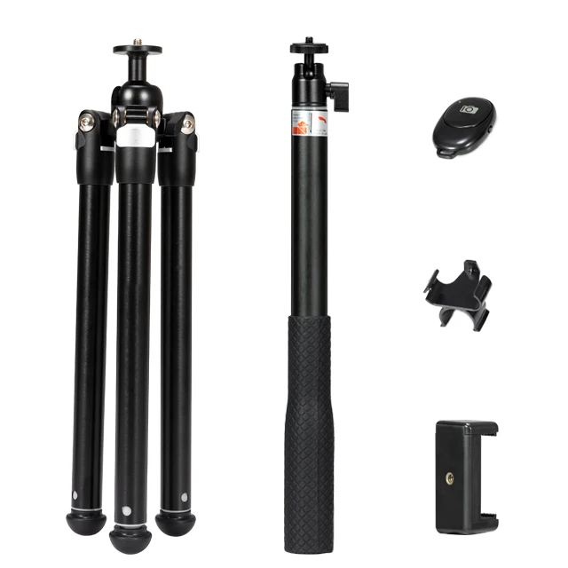 

Portable Mobile Phone Foldable Camera Holder Remote Selfie Stick Tripod