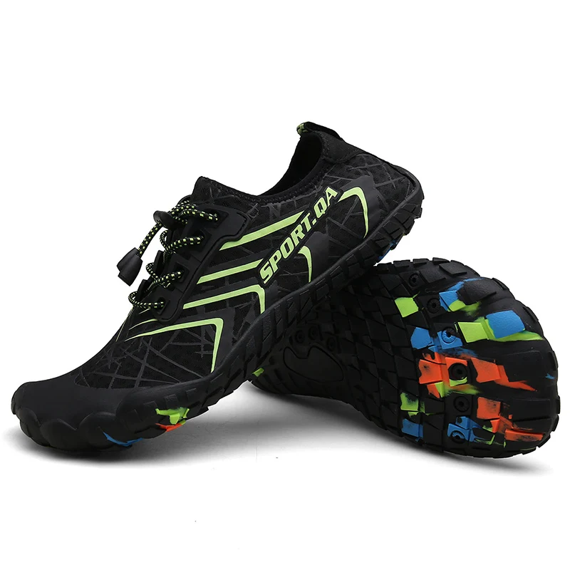 

Men Shoes 2021 New Five-Finger Wading Shoes Diving Beach Couple Upstream Shoes Men Non-Slip Water And Land Swimming Shoes Women