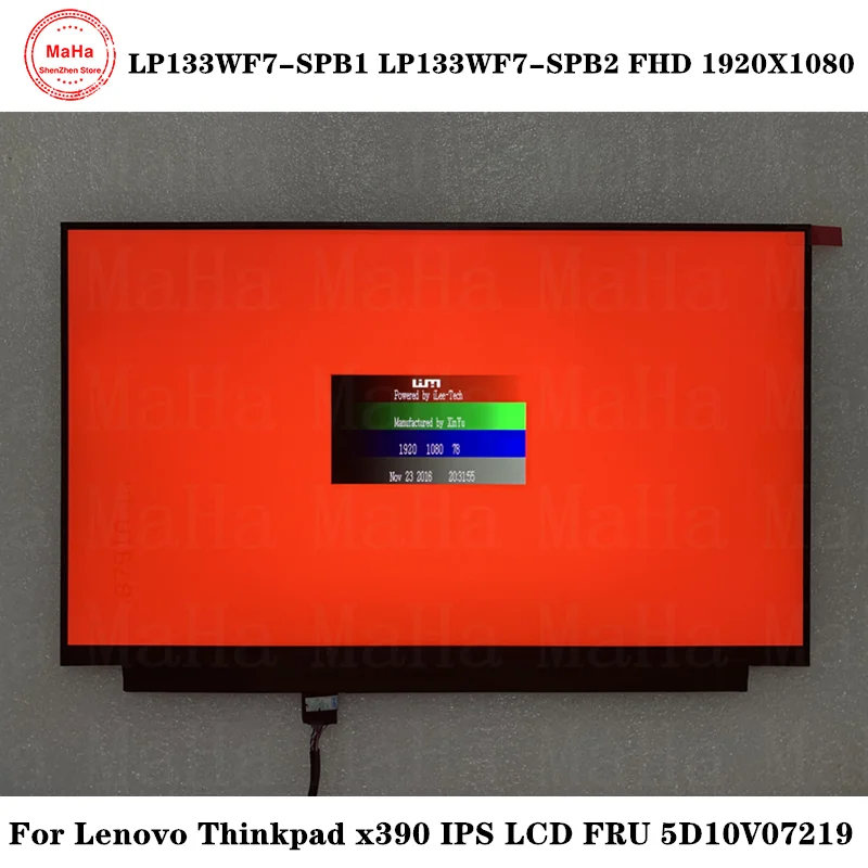 13 3 дюйма флуоресцентный LP133WF7 (SP)(B2) для Lenovo ThinkPad X390 ЖК экран матрица IPS FHD FRU: 5D10V07219