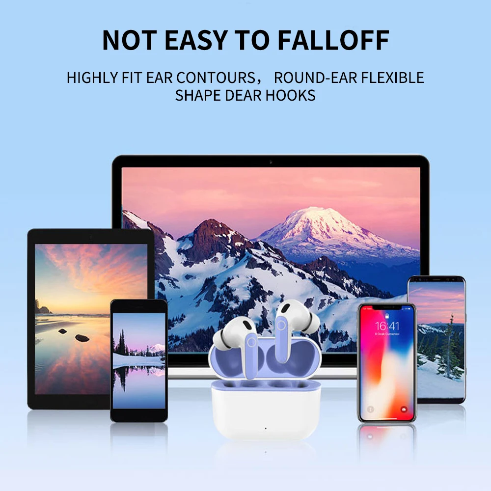 

New TWS Earplug Smart Touch Bluetooth 5.0 Waterproof Earphone Bass LED Power Display Sports Business Calls Noise Reduction