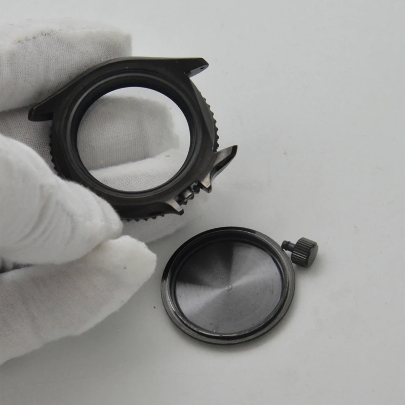 

Suitable for Seiko Movement NH35A Case NH36A Case 316L Stainless Steel PV Black Seiko Case Watch Accessories