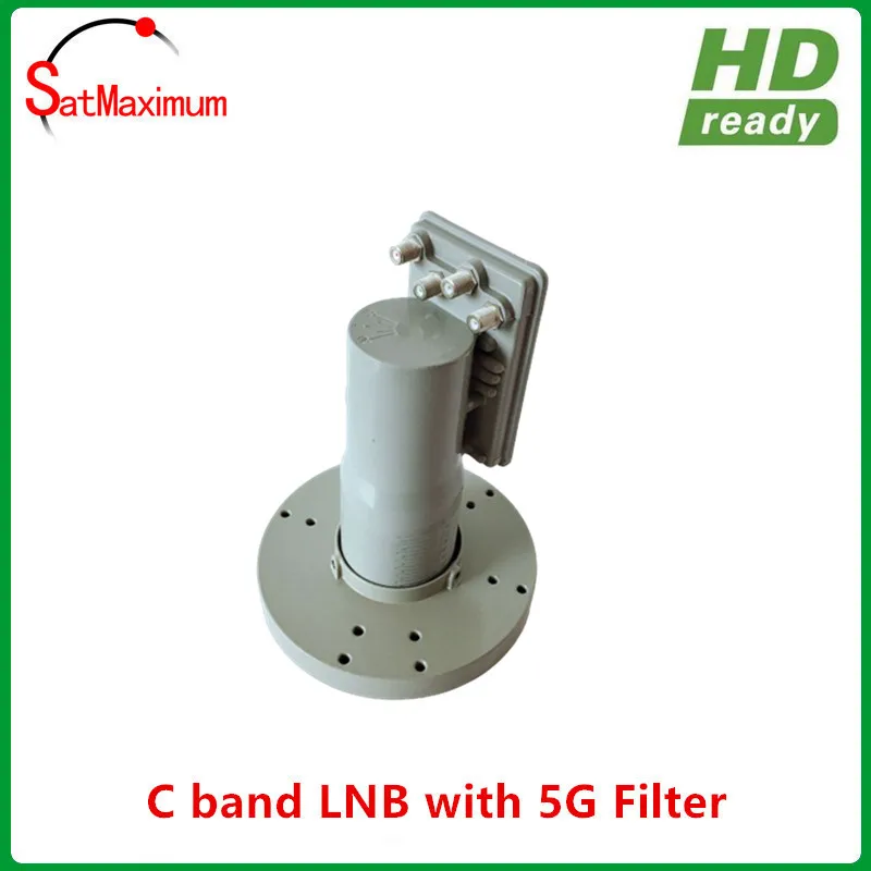 С высоким коэффициентом усиления C band LNB с 5G фильтр Quad выход для C-band спутниковая