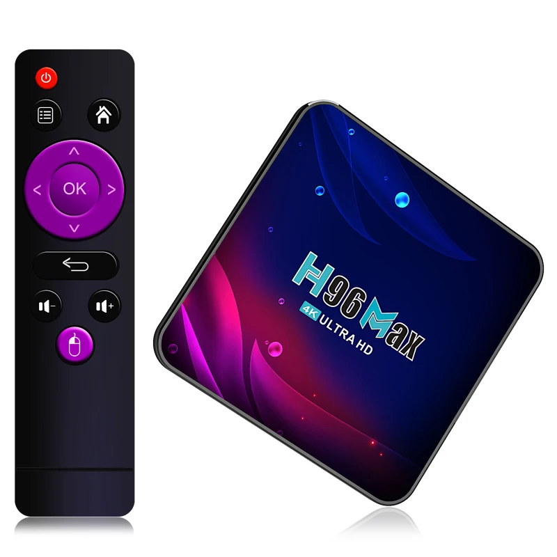 Приставка Смарт ТВ H96 MAX 4K Android 10 2 + 4 Гб 32/64/2 ГГц|ТВ-приставки и медиаплееры| |
