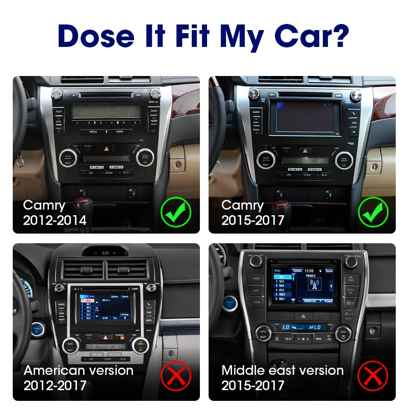 Автомагнитола 2 din + 32 ГБ 10 1 дюйма Android 9 для Toyota Camry 8 50 55 2012-2017 мультимедийный