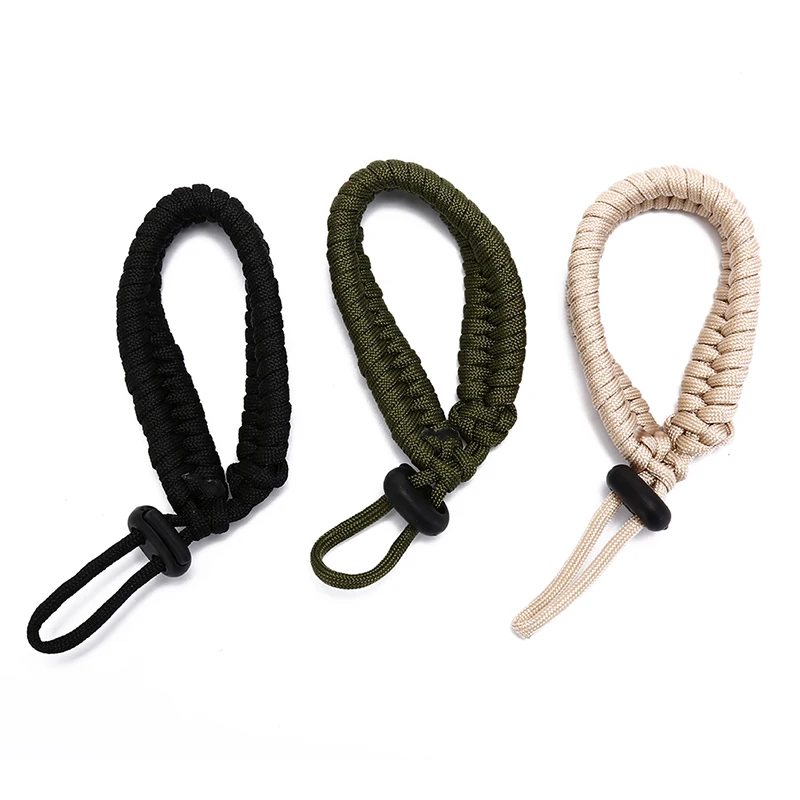 

1PC Army Green Black Khaki Outdoor Camping Parachute Cord Emergency Survival Bracelet Rope Buckle