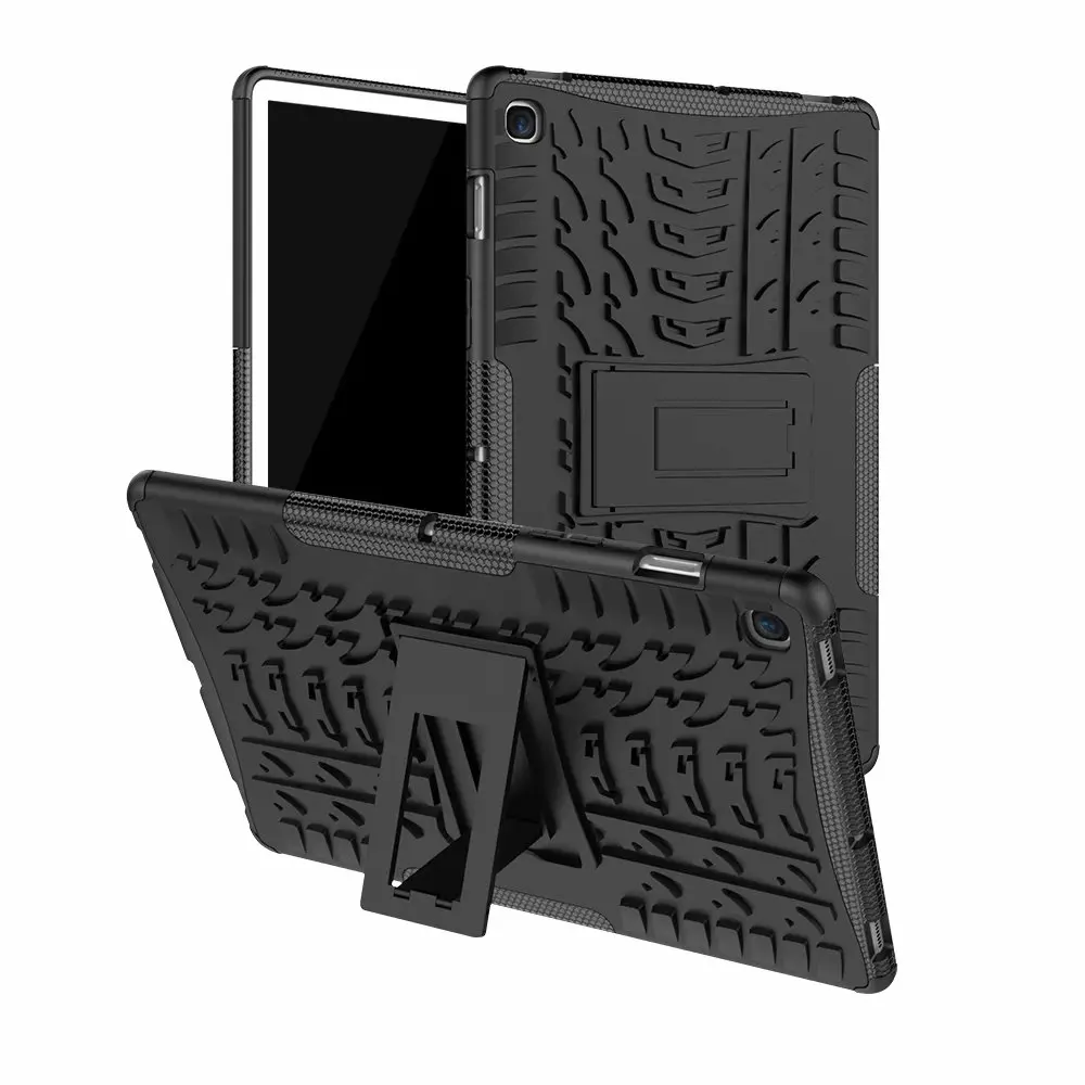 Black Сверхпрочный чехол для samsung Galaxy Tab S5e 10,5 чехол T720 T725 чехол TPU+ PC подставка противоударный чехол для samsung T720 T725 чехол - Цвет: Black
