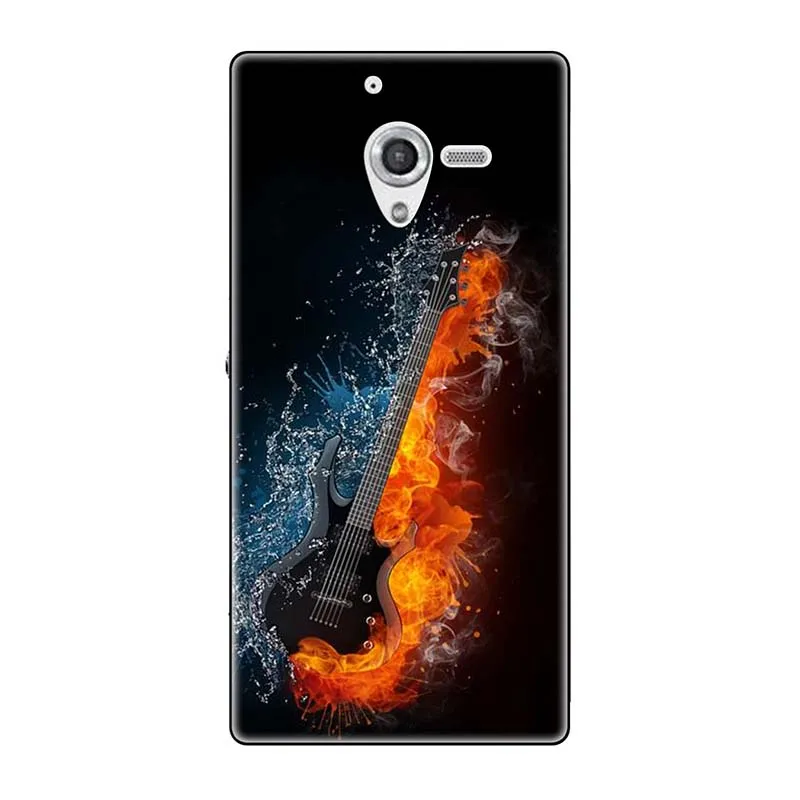 A188 Телефонные чехлы для sony Xperia ZL непосредственный сбыт из L35H C6502 C6503 C6506 5," чехол с принтом(розы); волк милый чехол-крышка с узорами чехол для телефона чехол Fundas Para - Цвет: A188