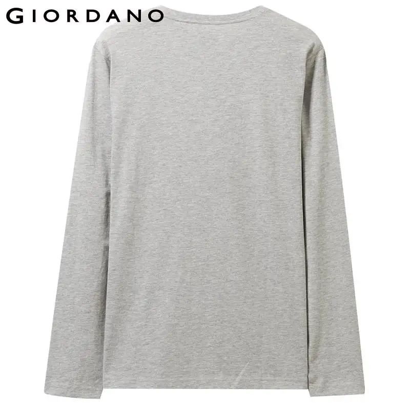 Giordano мужская водолазка с длинными рукавами и круглым воротом из натурального