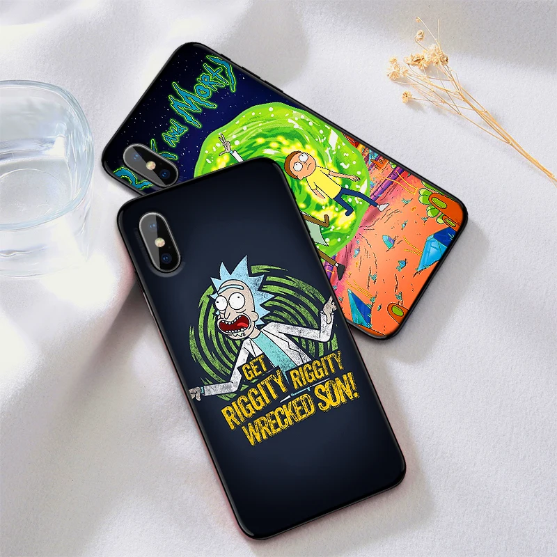 Рик и Морти чехол для телефона Xiaomi Mi6 8 Lite SE макс 3 9E 5X 6X F1 A1 A2 6 Чехол Мягкий