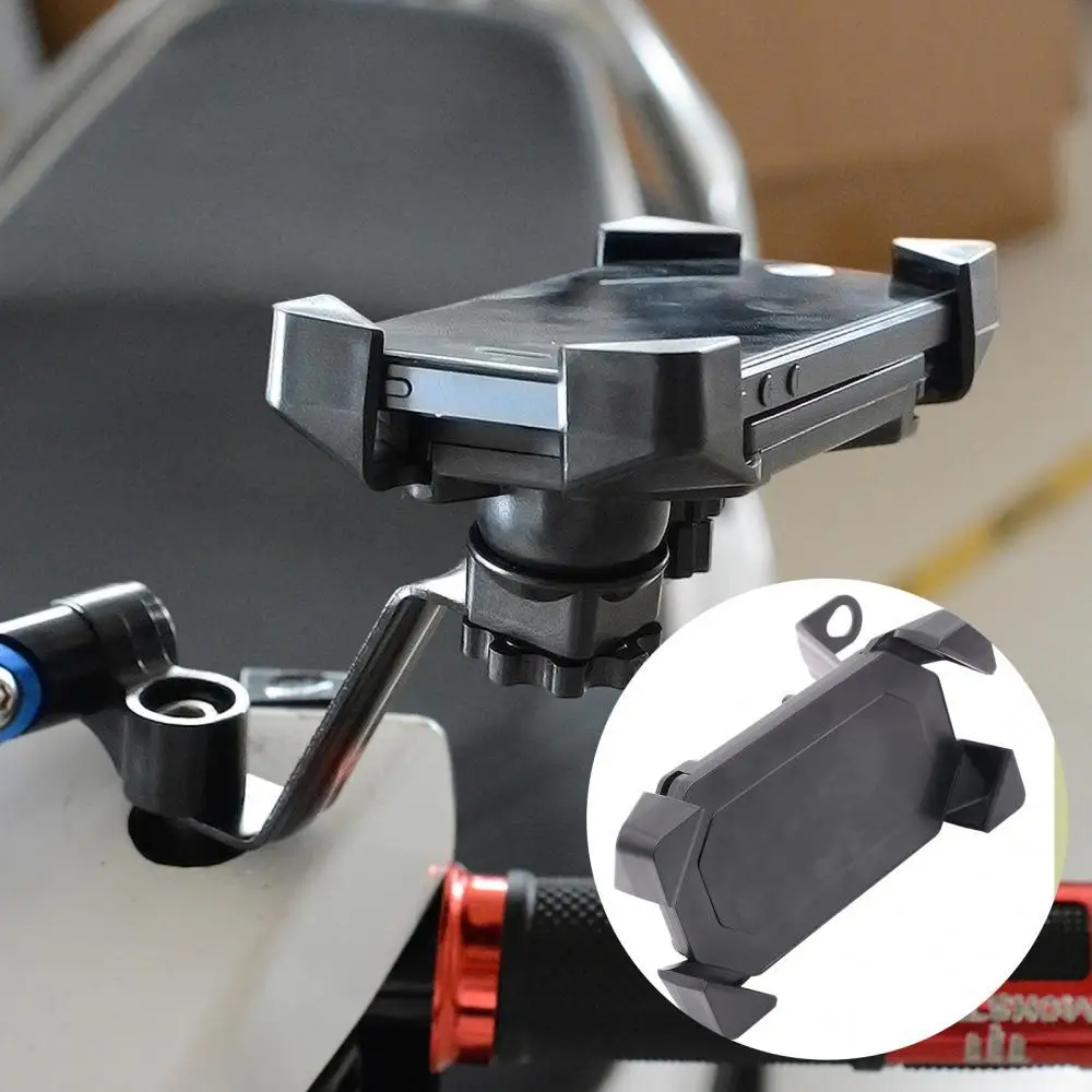 

80% Dropshipping!! Universal Motorcycle Mobile Phone Holder Rearview Mirror Fixed Motorbike Bracket