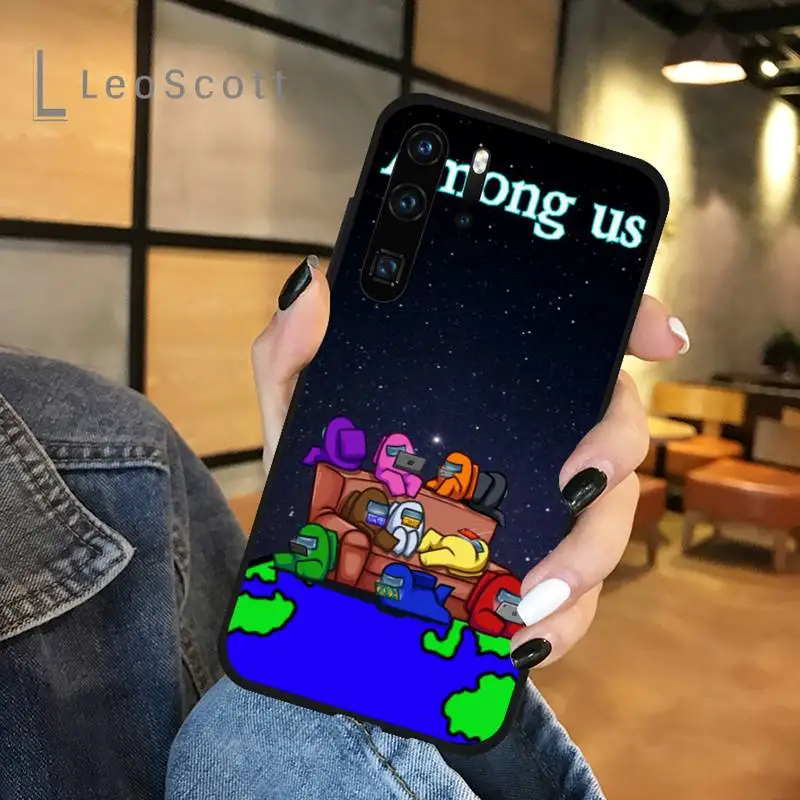 

among us funny game Lovely cool Phone Case For Huawei honor Mate P 9 10 20 30 40 Pro 10i 7 8 a x Lite nova 5t