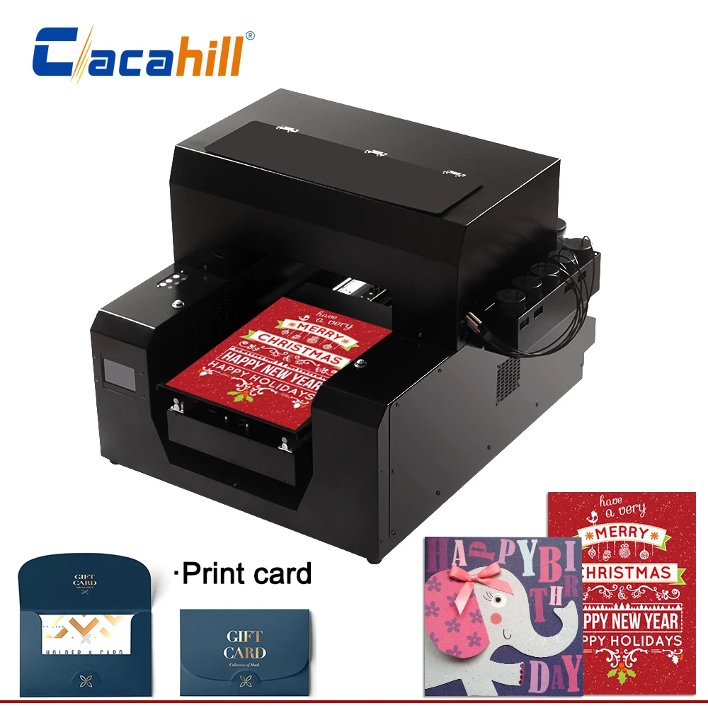 Печать конвертов разноцветный УФ плоский принтер A3 использует печатную головку