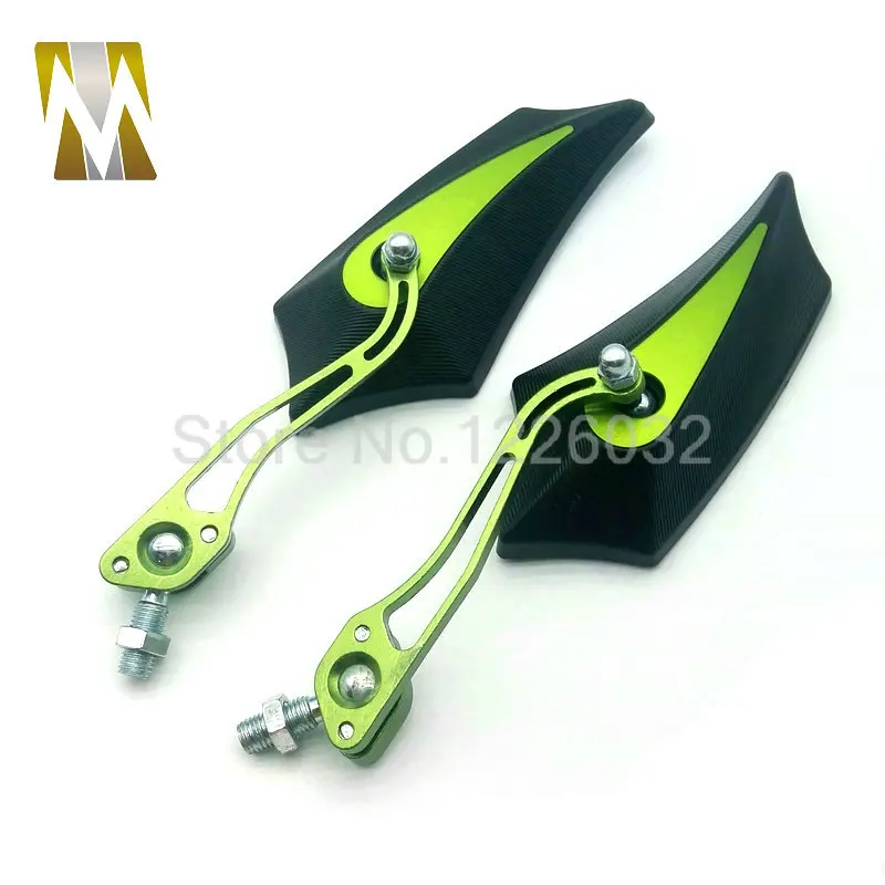6 видов цветов складные зеркала заднего вида для мотоцикла с винтом 8 мм 10 Suzuki Kawasaki