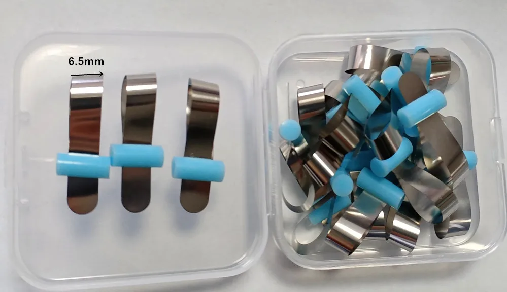 20 шт./лот зубная матричная лента Tofflemire Matrice Застревание SS резиновый фиксатор