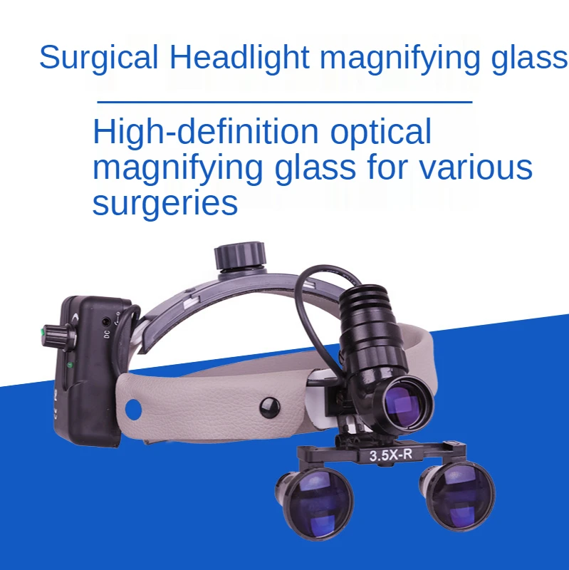 

Medical Dental Magnifier 2.5X 3.5X Surgical Inspection with LED Light HD Surgery Ear Nose Throat Cosmetic Plastic Surgery