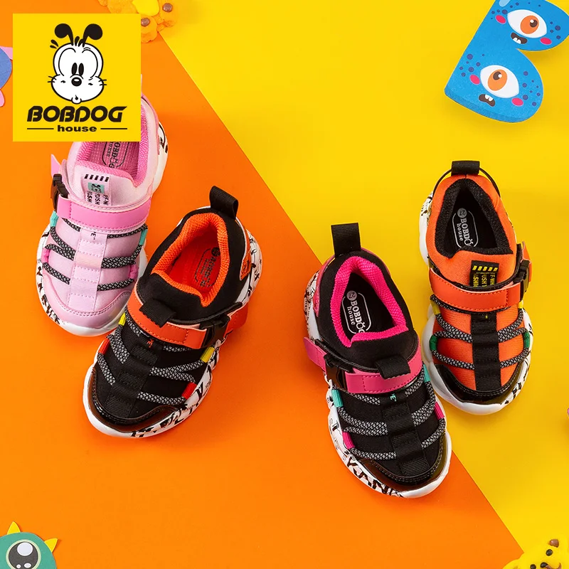 Детская обувь BOBDOG house Нескользящие Детские кроссовки с мягкой подошвой