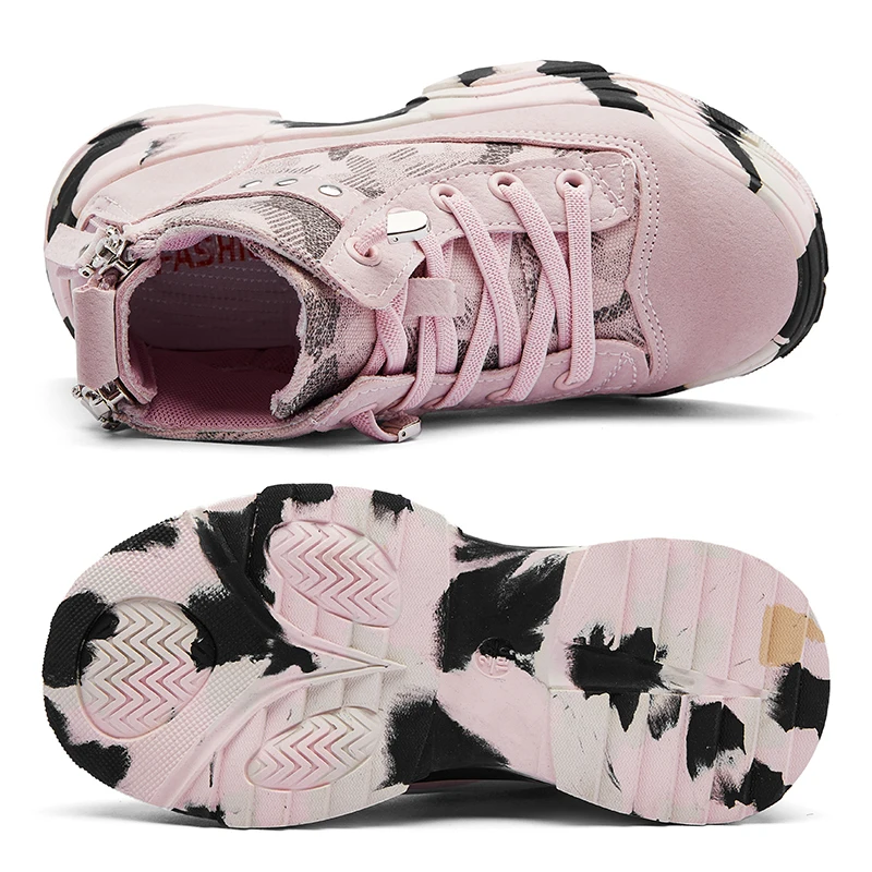 Kids Casual Shoes Boy Running Sneakers Fashion Girl Sport Booties Comfortable Children Lightweight Breathable Anti-slip Boots | Детская