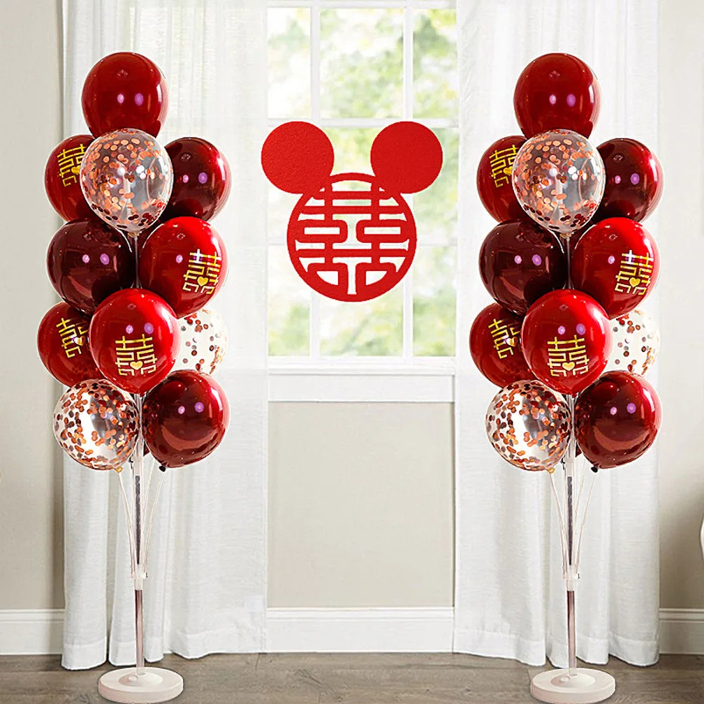 

Ballon Stand Support Light-emitting Wedding Decoration Birthday Party Decor Pillar Floor House Luminous Scene1.3mTable Column