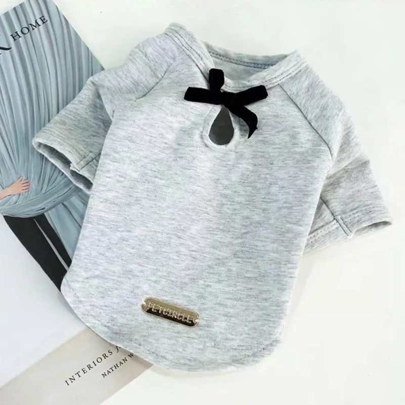 Весна лето 2019 домашний питомец одежда для собак милая хлопковая Футболка с