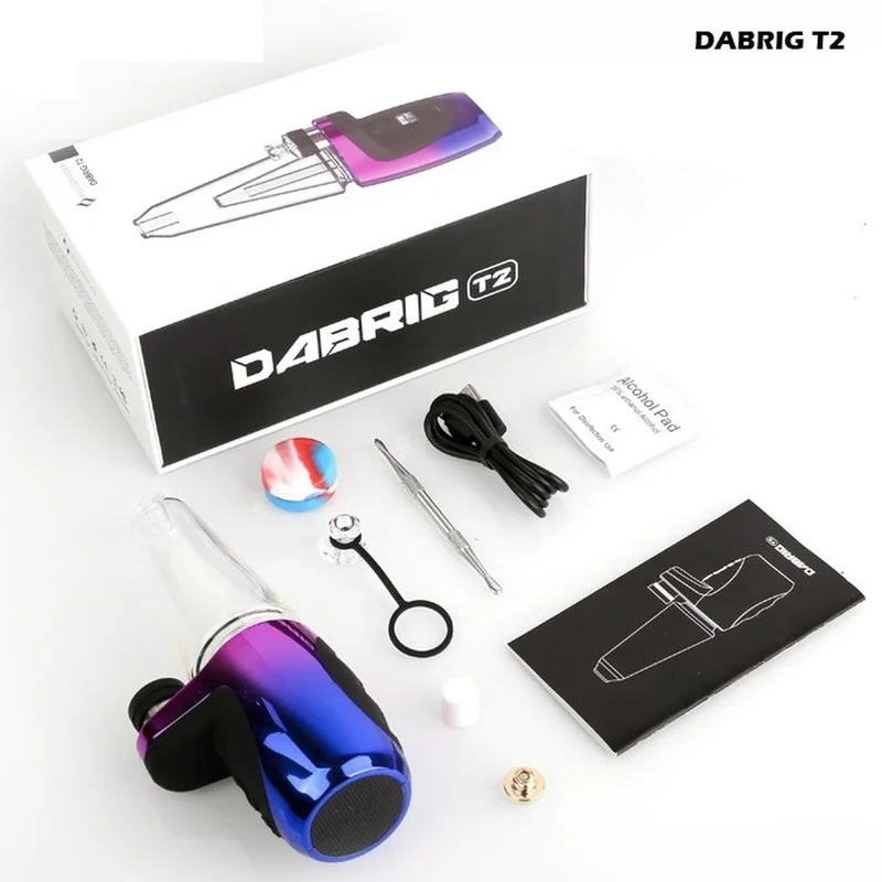 

Electric DabRig T2 Starter Kit with NTC Intelligent Temperature Control Function 1500mah Waterproof Heating Base Enail for Wax