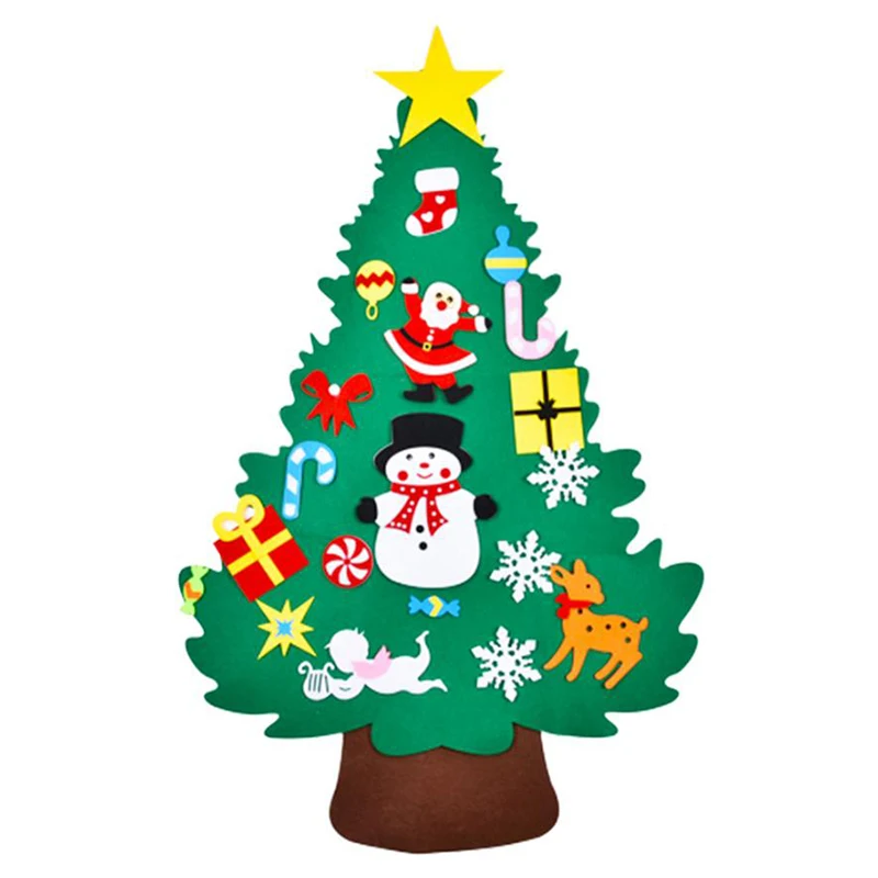Фото DIY войлочные Подвески на рождественскую елку настенные декоративные наклейки