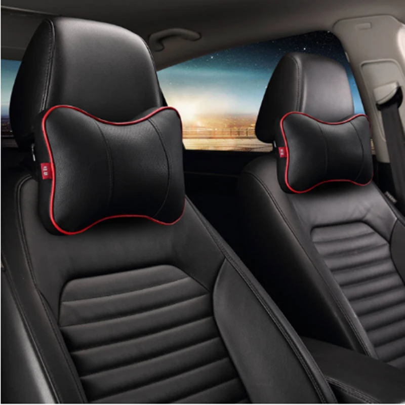 

Car headrest neck pillows quarter car pillow neck pillow waist by automotive headrest double face headrest