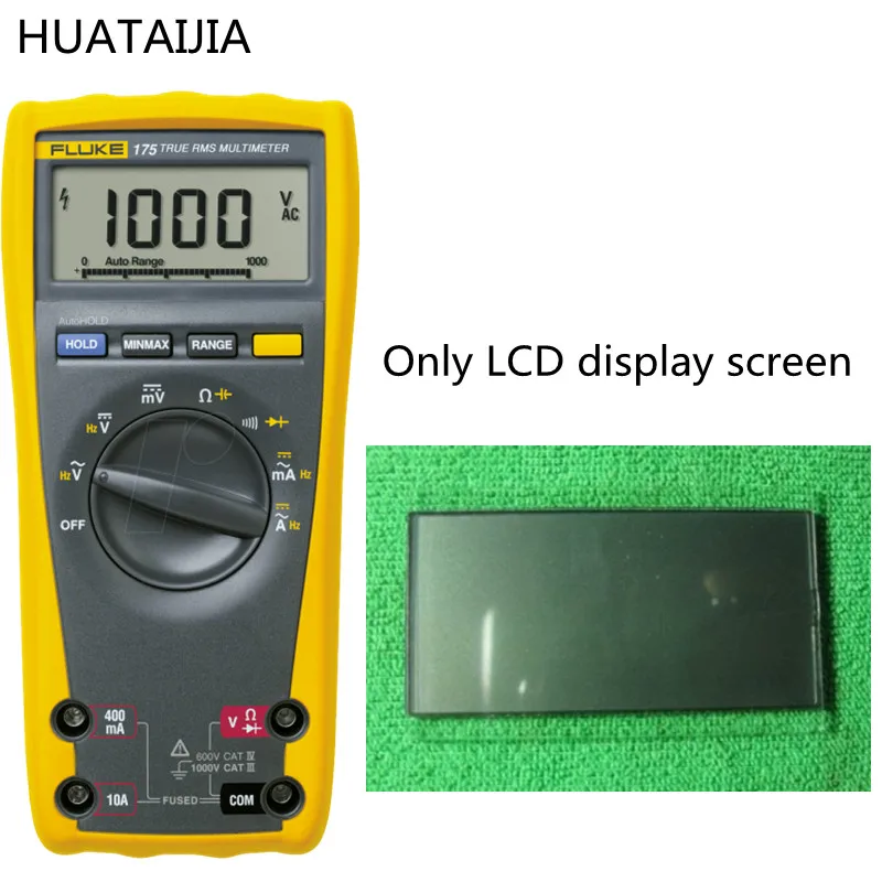 Fluke-pantalla lcd 175 para mult&iacute;metro Fluke175, pantalla lcd, RMS verdadero, Fluke 175-0